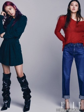 BLACKPINK для Elle August 2017 Extra