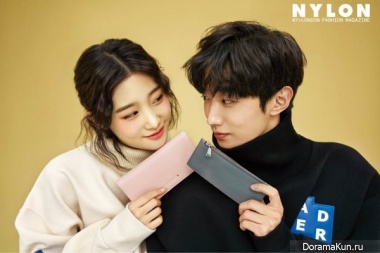 Chaeyeon (DIA), Jinyoung (B1A4) для Nylon February 2017