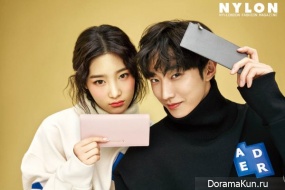 Chaeyeon (DIA), Jinyoung (B1A4) для Nylon February 2017