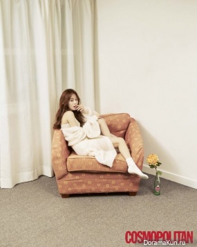 Jung Kyung Ho, Baek Jin Hee для Cosmopolitan February 2017