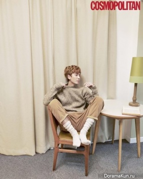 Jung Kyung Ho, Baek Jin Hee для Cosmopolitan February 2017