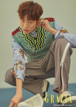 Lee Hyun Woo для Grazia April 2017
