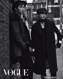 Park Seo Joon, Hyungsik (ZE:A) для Vogue December 2016