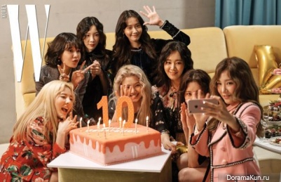 SNSD для W Korea August 2017 Extra