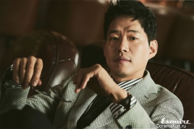 Yoo Jun Sang для Esquire August 2017