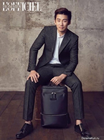 Yoon Kye Sang для L'Officiel Hommes January 2017