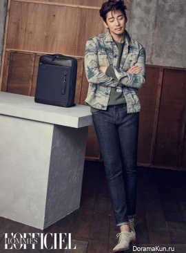 Yoon Kye Sang для L'Officiel Hommes January 2017