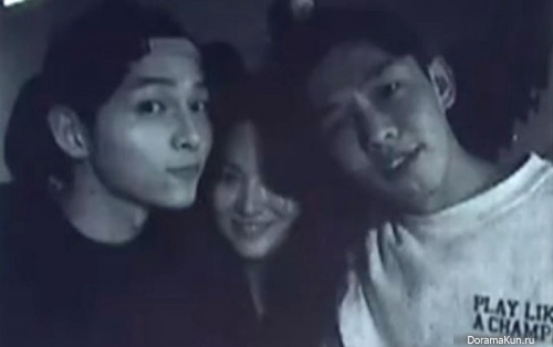 Yoo Ah In, Song Hye Kyo and Song Joong Ki