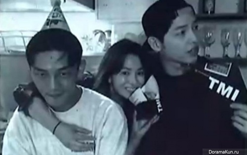Yoo Ah In, Song Hye Kyo and Song Joong Ki