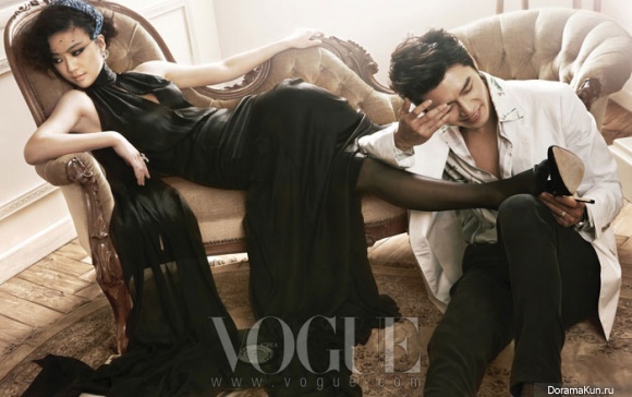 Hyun Bin and Tang Wei Hyun Bin and Tang Wei