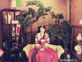 Hanbok Cafe in Insadong