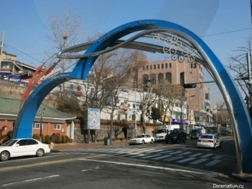 Seoul. Street Itaewon