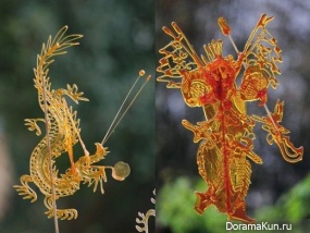 Chinese caramel cock