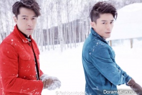 Hu Ge, Wallace Huo для Harper's Bazaar