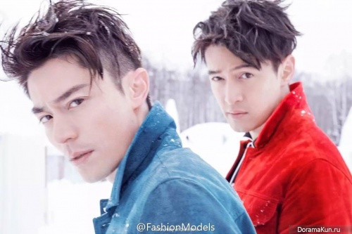 Hu Ge, Wallace Huo для Harper's Bazaar
