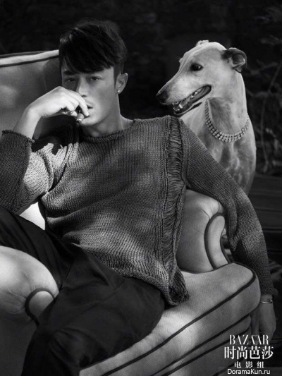 Wallace Huo для Harper’s Bazaar September 2017