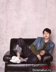 Song Joong Ki для Harper’s Bazaar April 2017