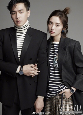 Zhang Ruo Yun, Tang Yi Xin для Grazia August 2019
