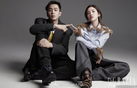 Zhang Ruo Yun, Tang Yi Xin для Grazia August 2019
