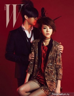 Dara (2NE1), Thunder (Park Sang Hyun) для W Korea May 2015