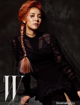 2NE1 (Dara) для W Korea November 2015