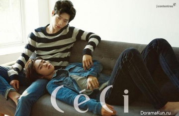 Seo Kang Joon, Gong Myung (5urprise) для CeCi April 2015
