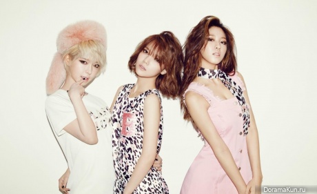 AOA (Choa, Ji Min, Seol Hyun) для CeCi January 2014 Extra