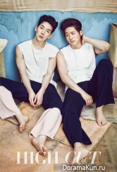 2AM (Jokwon), B1A4 (CNU), VIXX (Ken) для High Cut 2015