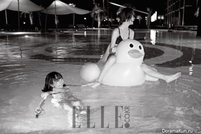 Bae Doo Na, Song Kyung Ah для Elle December 2015