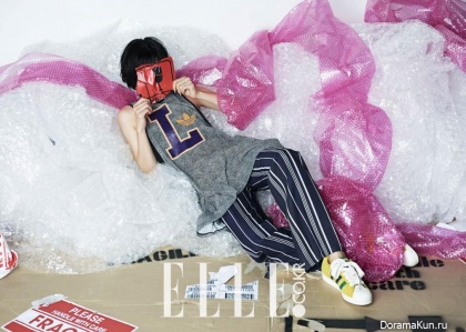 Bae Doo Na для Elle Magazine August 2014