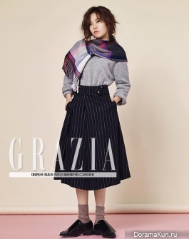 Baek Jin Hee для Grazia November 2015 Extra