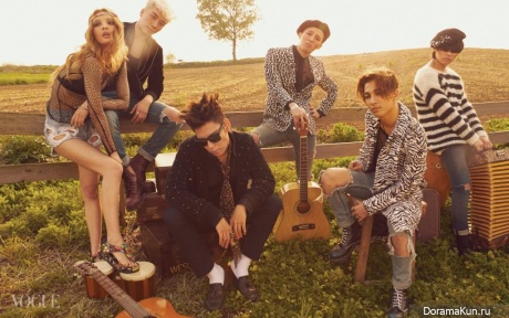 Big Bang для Vogue July 2015 Extra