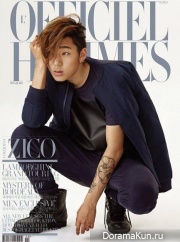 Zico (Block B) для L'Officiel Hommes October 2015