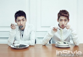 Boyfriend (Youngmin, Kwangmin) для InStyle May 2015