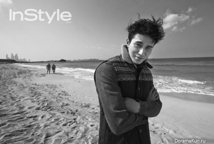 Jung Woo Sung, Choi Ji Woo, Han Ji Min, Lee Dong Wook для InStyle January 2015