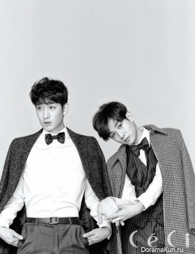 Choi Woo Sik, Yoon Park для CeCi November 2014 Extra