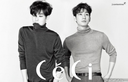 Choi Woo Shik, Yoon Park для CeCi November 2014
