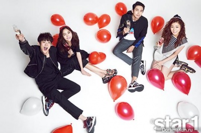 Uee, Choi Woo Sik и др. для @Star1 February 2015