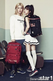 M.I.B (Kangnam), EXID (Hani) для @Star1 January 2015