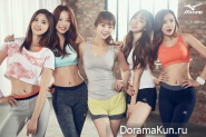 EXID для Mizuno S/S 2015