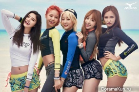EXID для Mizuno