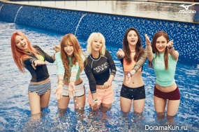 EXID для Mizuno