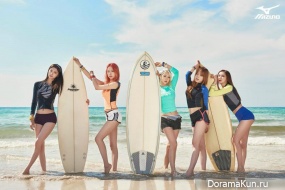 EXID для Mizuno