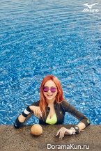 EXID для Mizuno