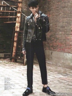 Lay (EXO) для Vogue China August 2015
