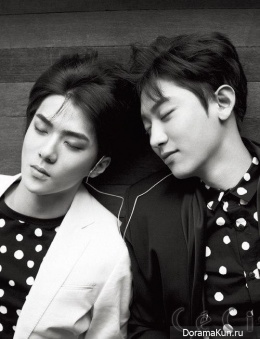 EXO (Sehun, Chanyeol) для CeCi August 2015 Extra