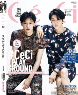 EXO (Sehun, Chanyeol) для CeCi August 2015