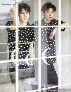 EXO (Sehun, Chanyeol) для CeCi August 2015