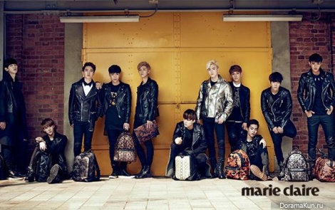 EXO для Marie Claire October 2014