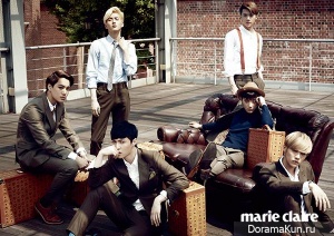 EXO для Marie Claire October 2014